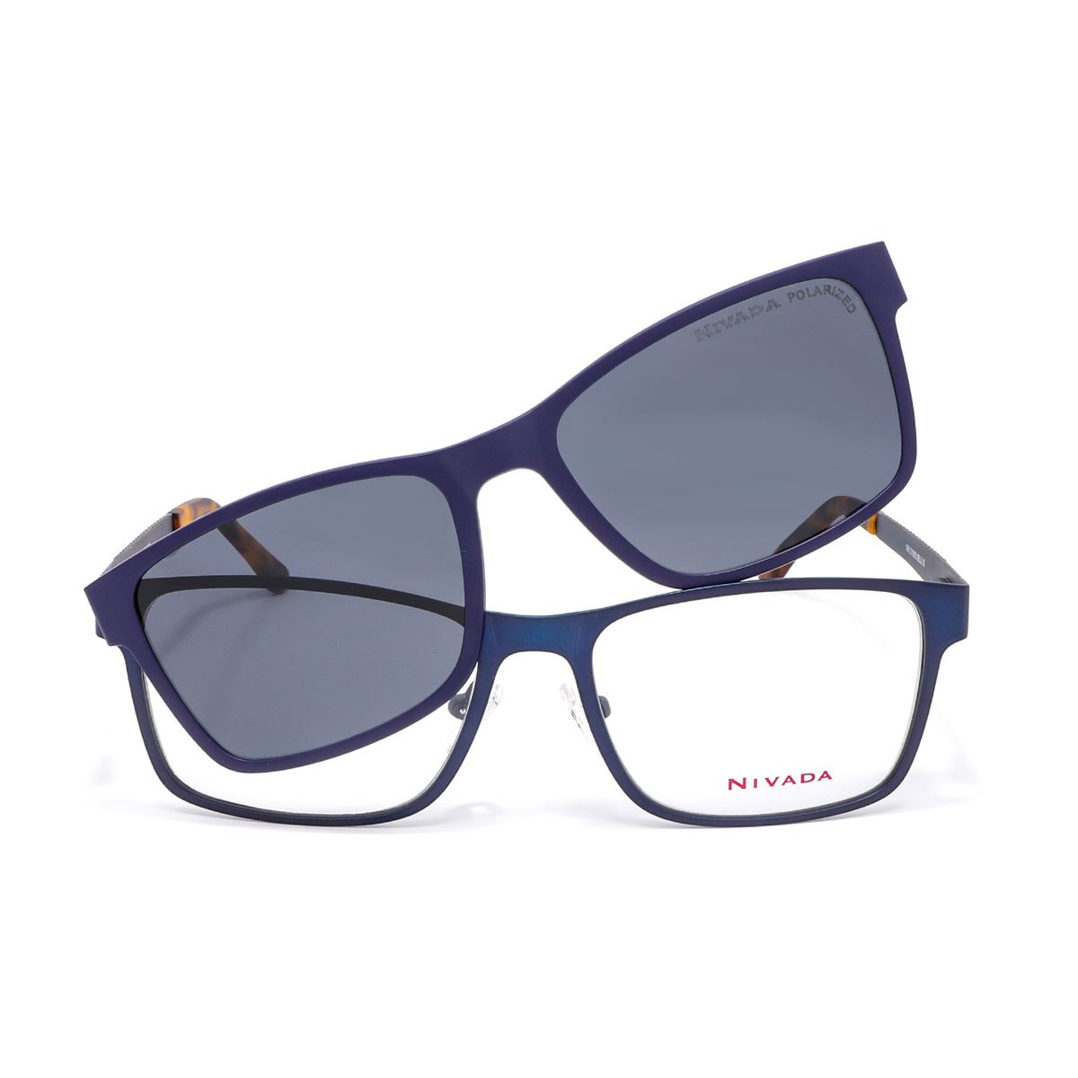 Armazón Oftalmico Azul para Hombre Nivada Clip