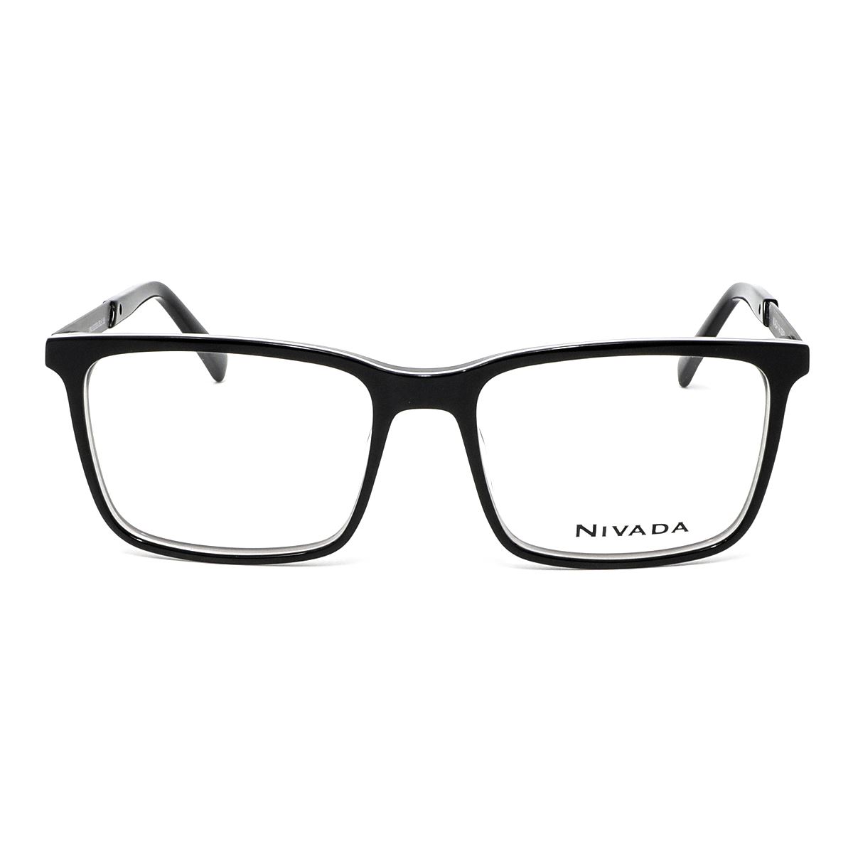 Armazón Oftalmico Negro para Hombre Nivada