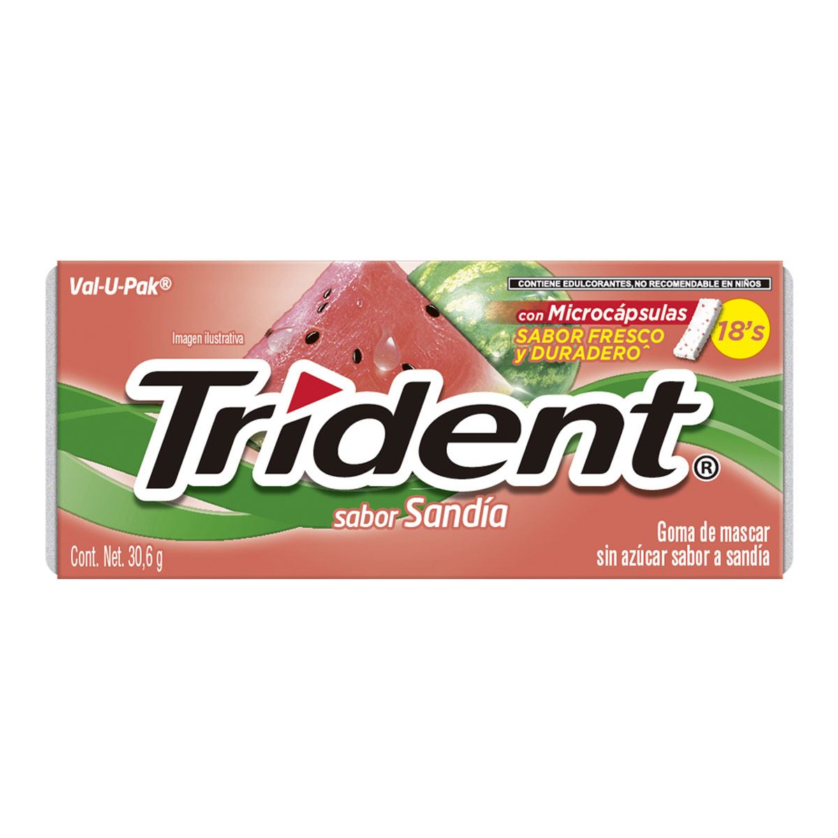 Chicles Trident Watermelon