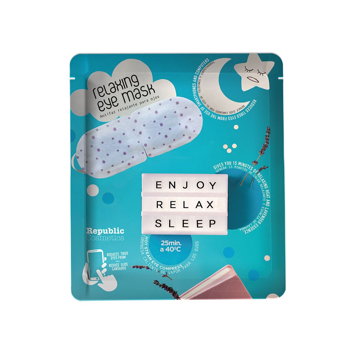 Antifaz relajante para ojos