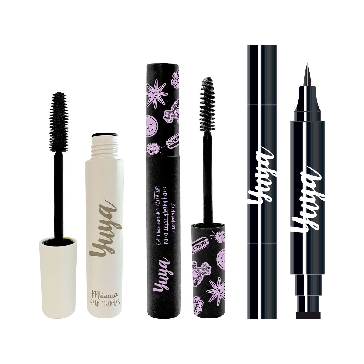 Pack Máscara 10 Aceites + Gel de Cejas + Cat Eye Yuya