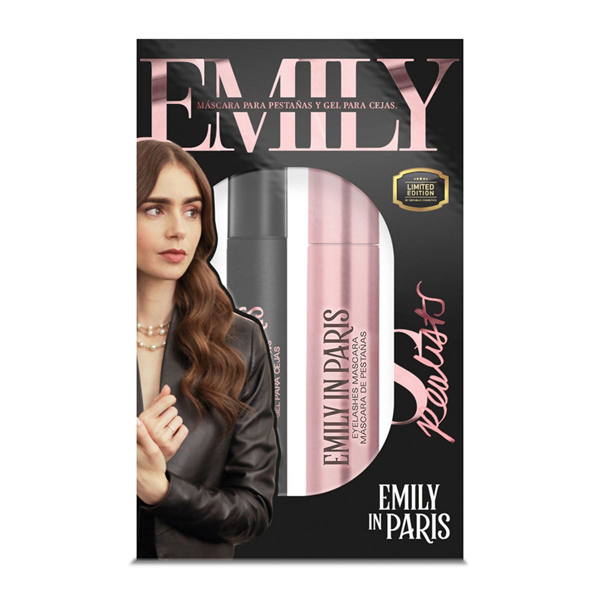 Máscara para pestañas y gel para cejas Emily In Paris