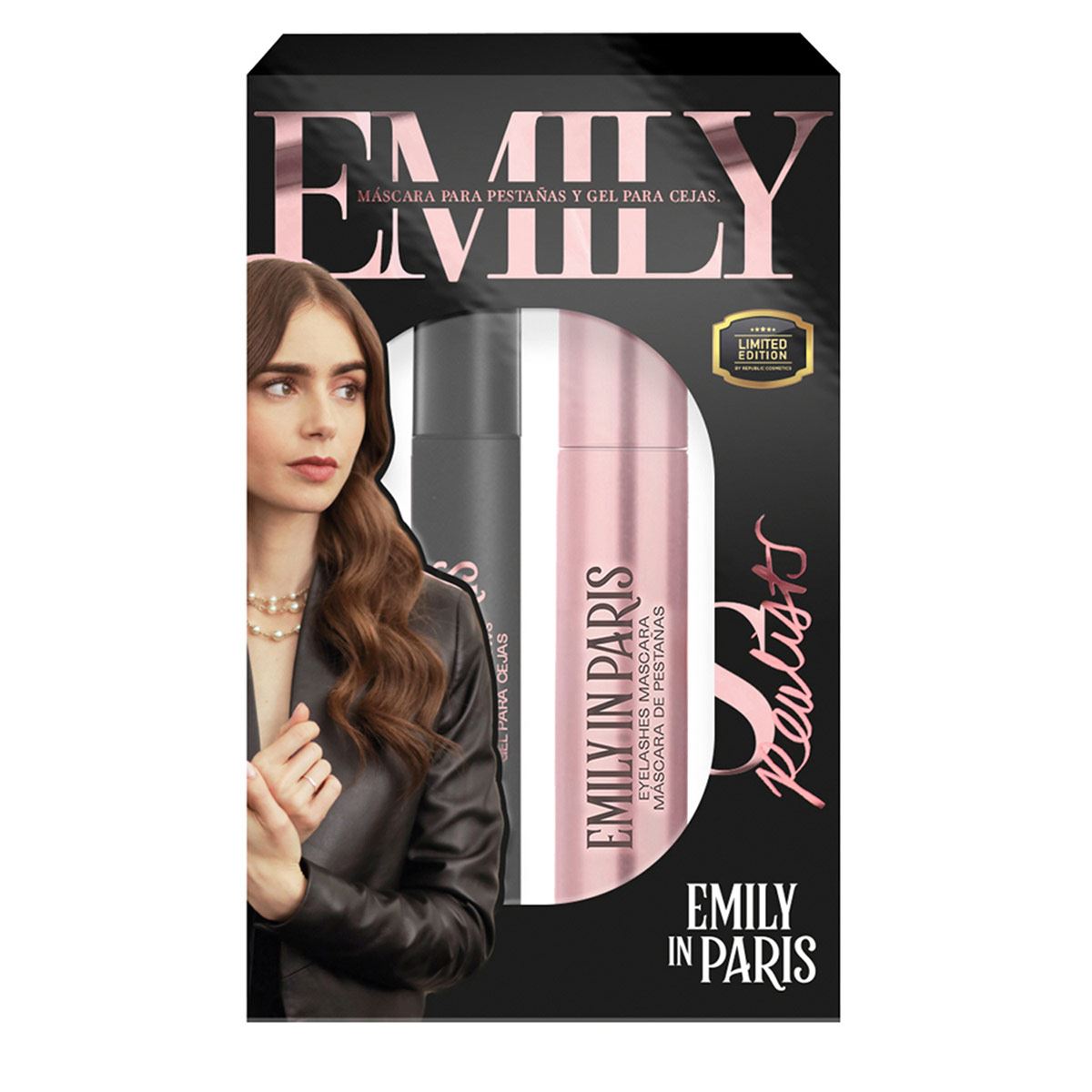 Máscara para pestañas y gel para cejas Emily In Paris