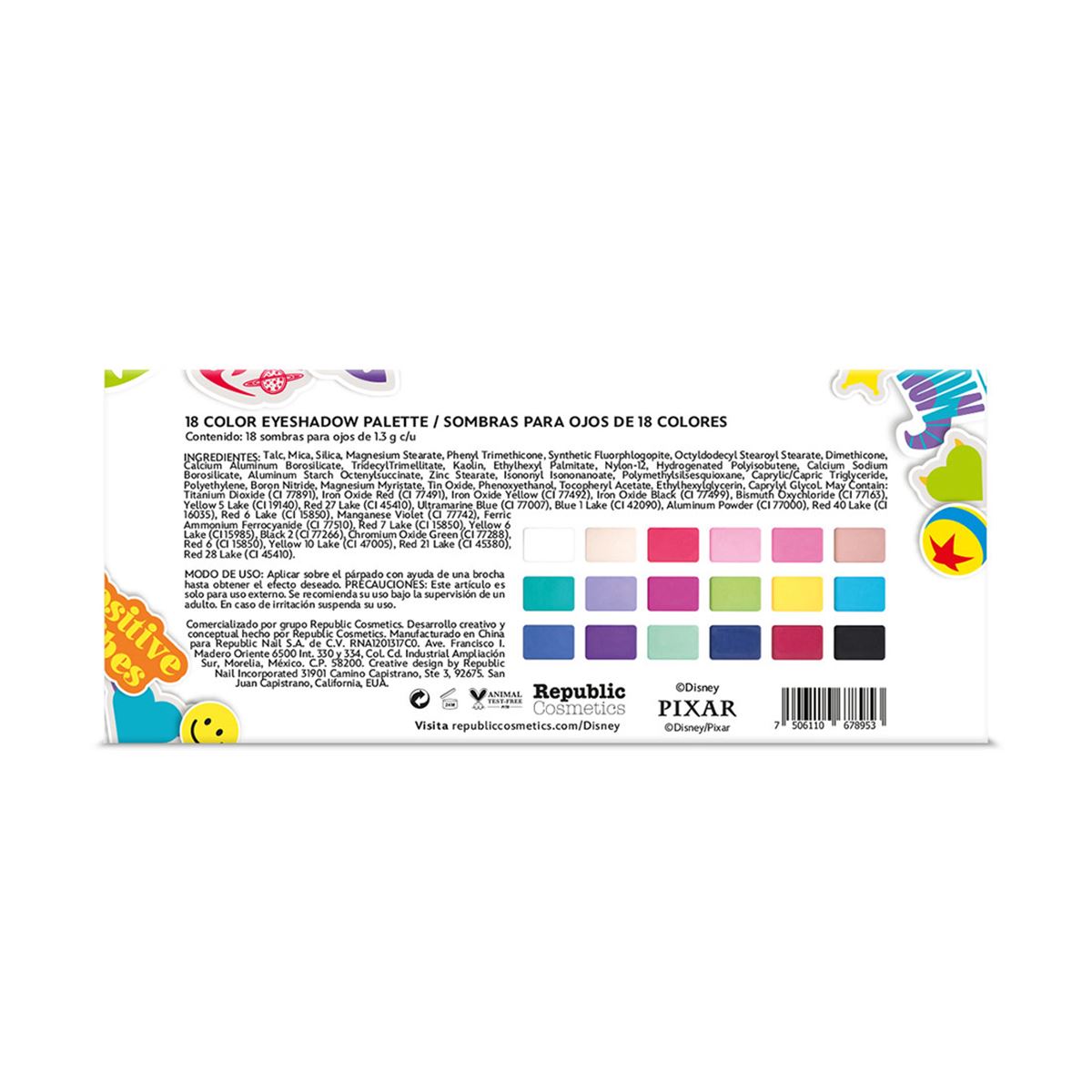 Set de Sombras 18 colores "Happy Faces"