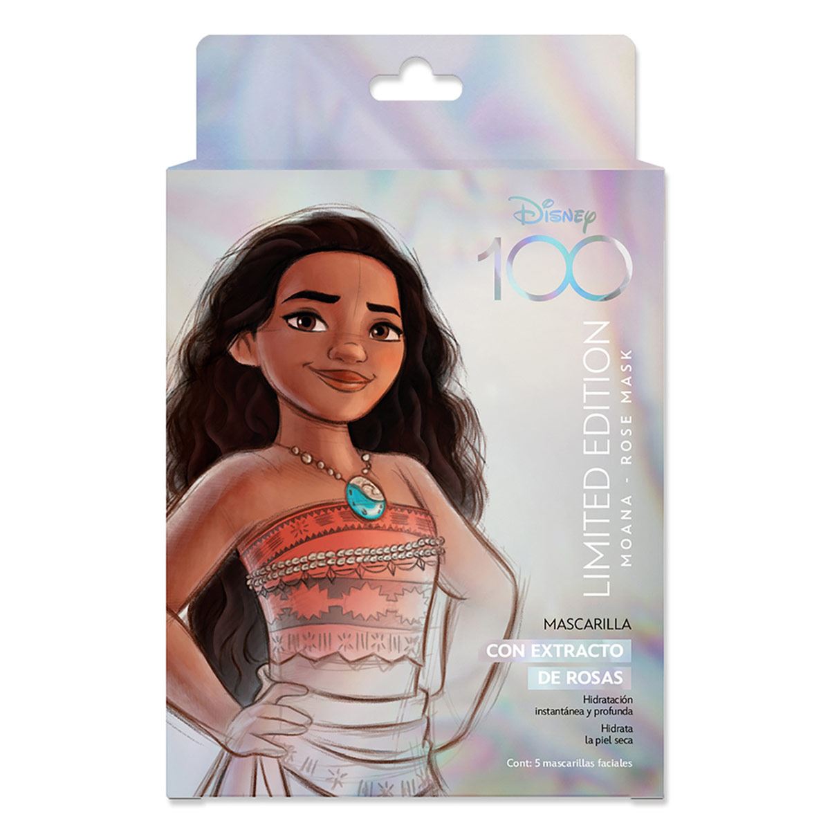Paquete con 5 mascarillas faciales "Moana"