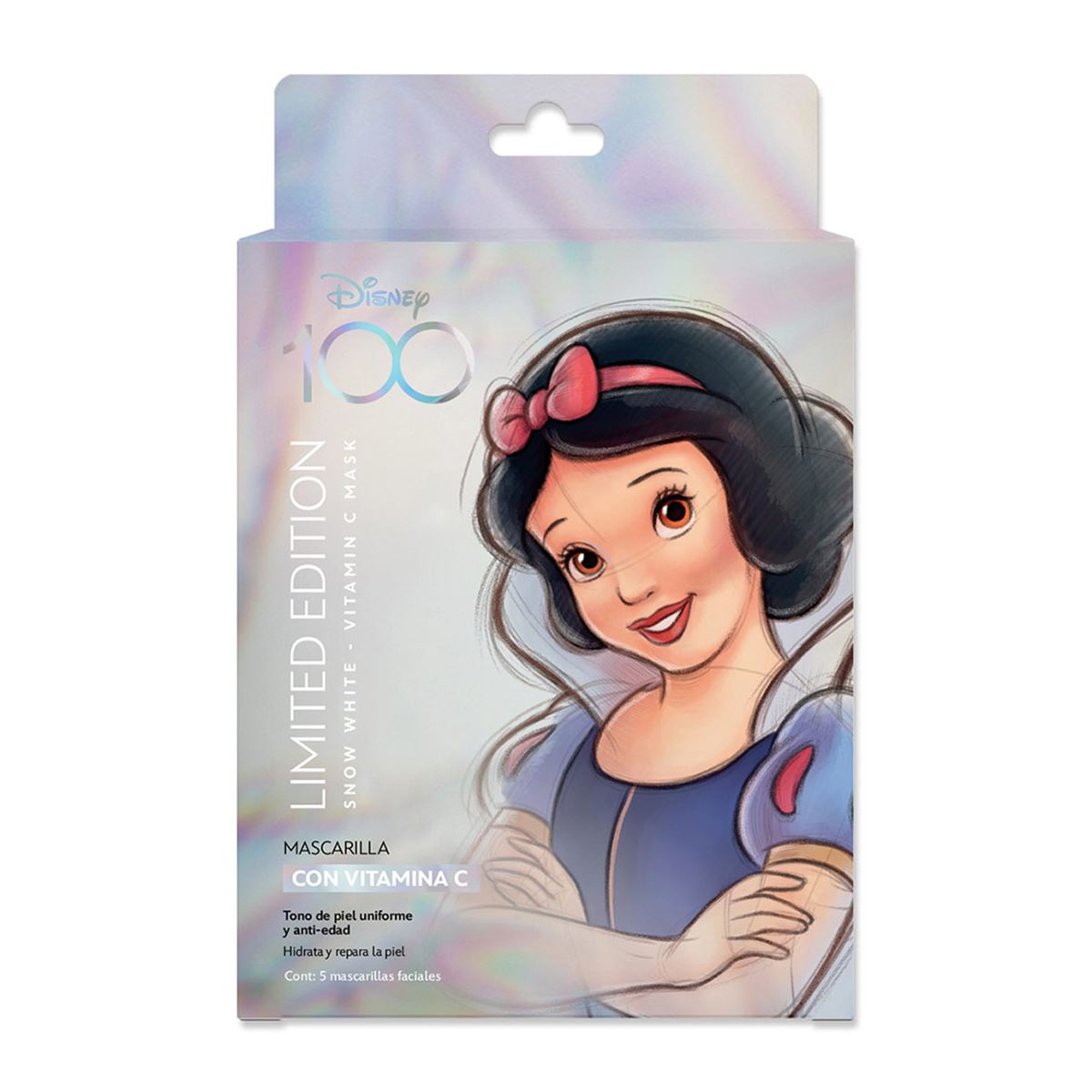 Paquete con 5 mascarillas faciales "Blanca Nieves"