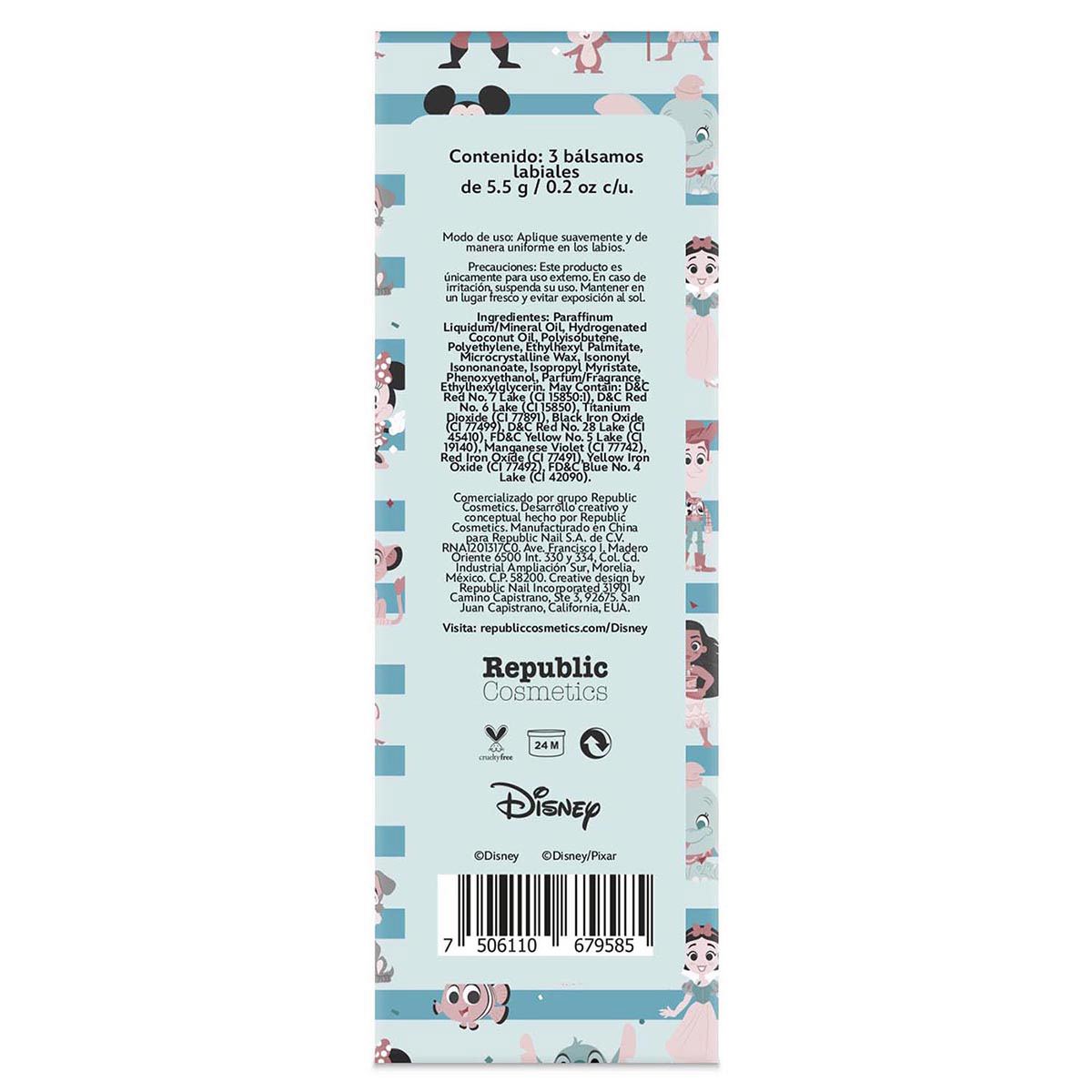 Set de 3 Bálsamos para labios "Celebración Mágica"