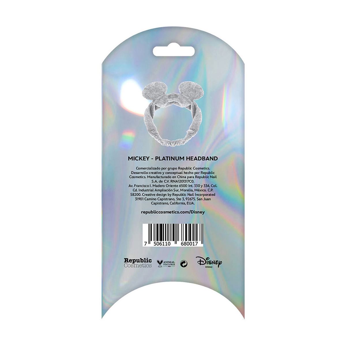 Banda para el cabello con orejas Edición Platinum "Mickey"