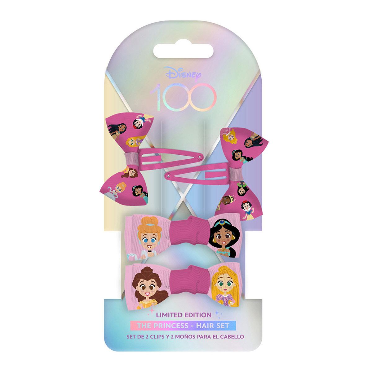 Set de 4 accesorios para el cabello "Princesas"