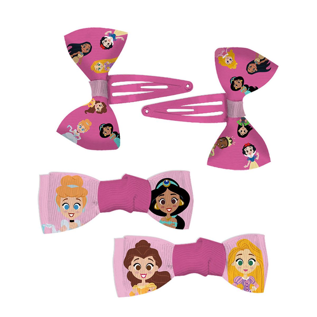 Set de 4 accesorios para el cabello "Princesas"