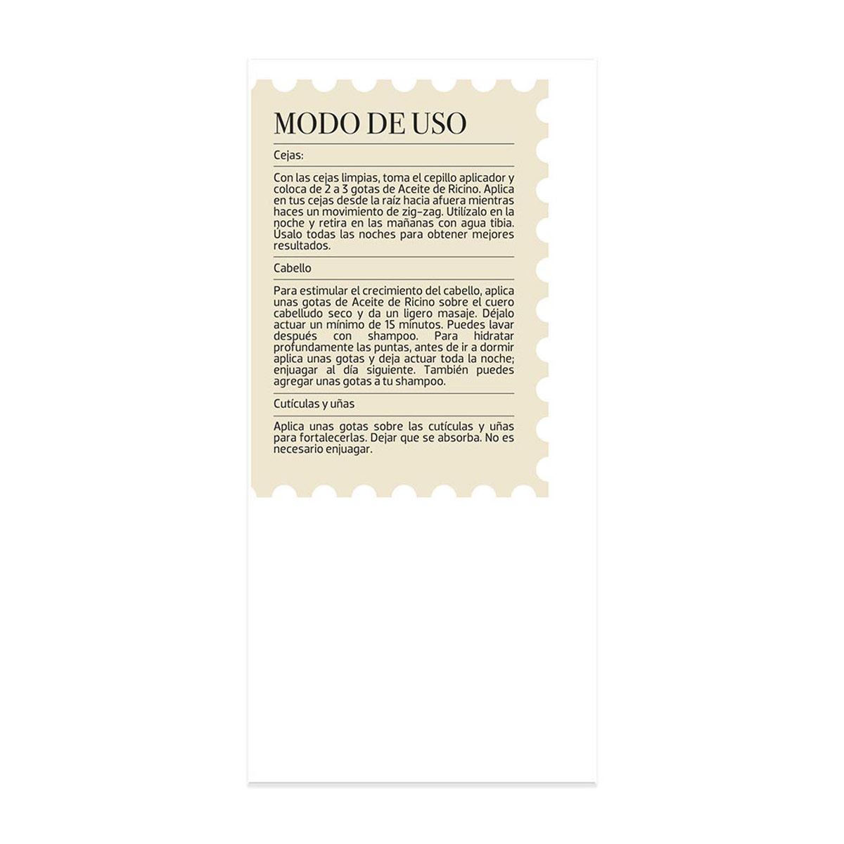 Aceite de Ricino de 50 ml Multibeneficios