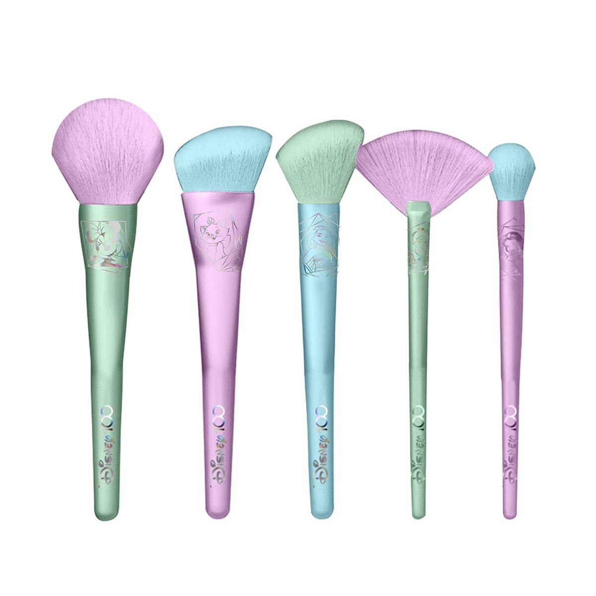 Set de 5 brochas "Disney Holographic"