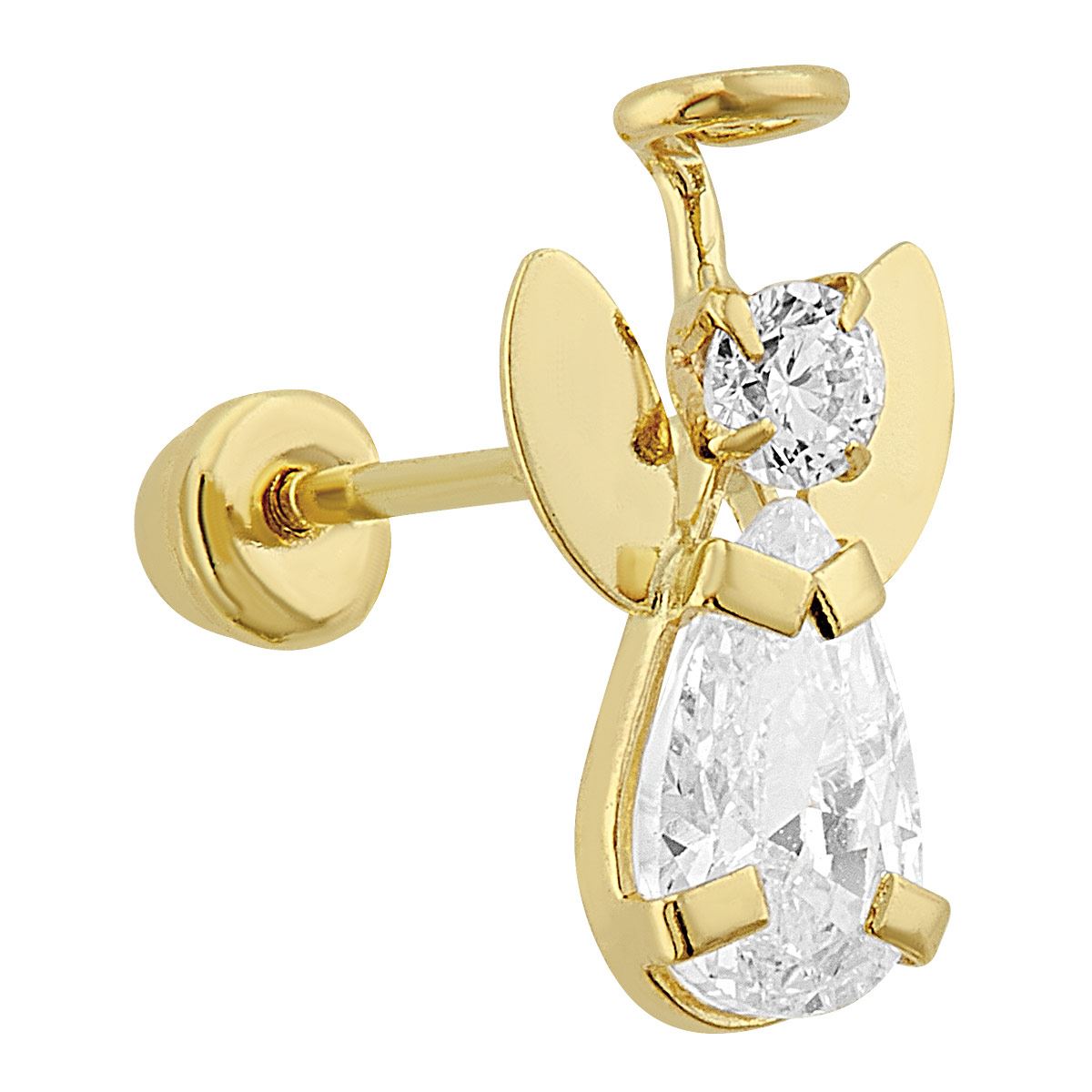 Broquel Oro 14K Mini Angel