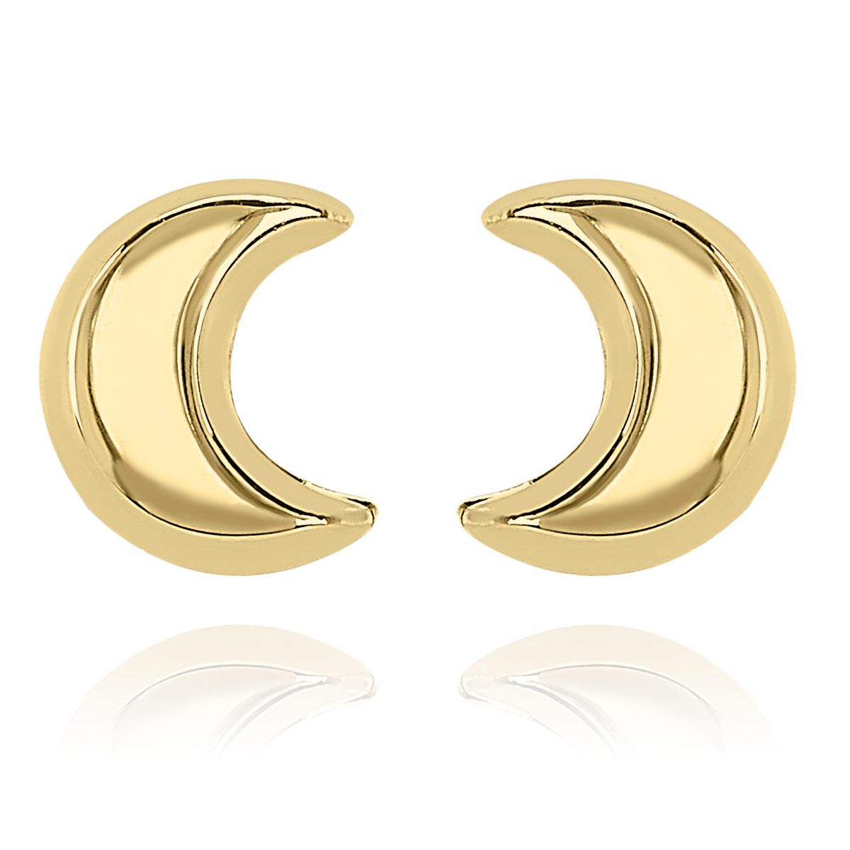 Broquel de Oro en 14K Recto 4mm ABL Sabelli