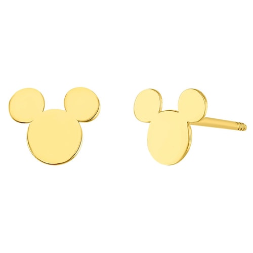 Broquel Mickey Polish Oro 14K Disney