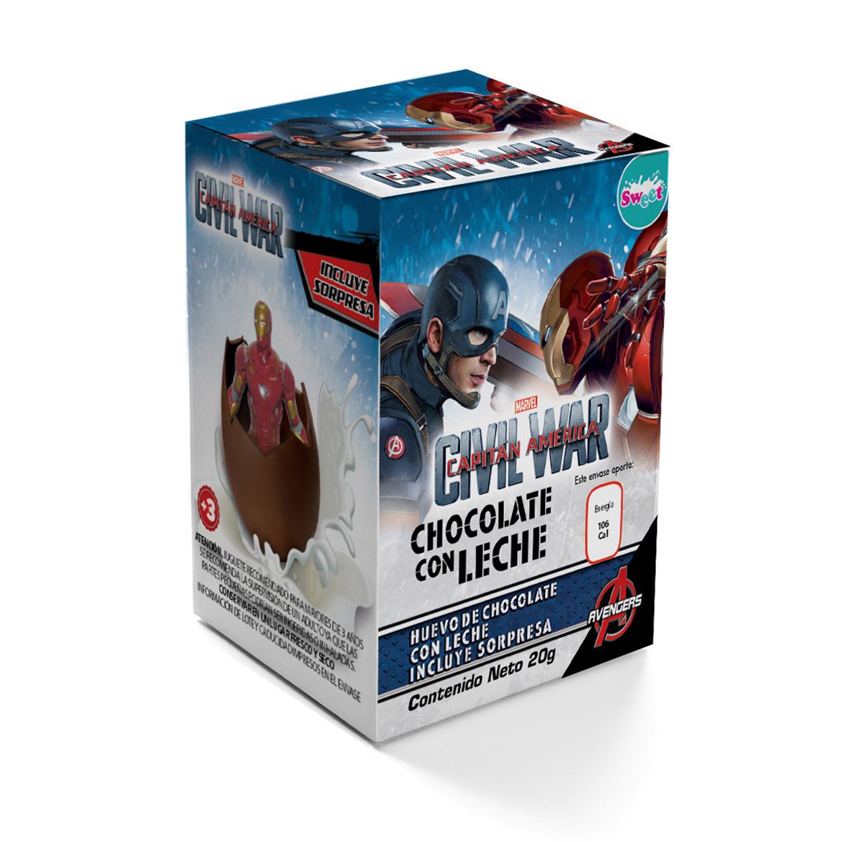 Huevo Chocolate Sorpresa Marvel
