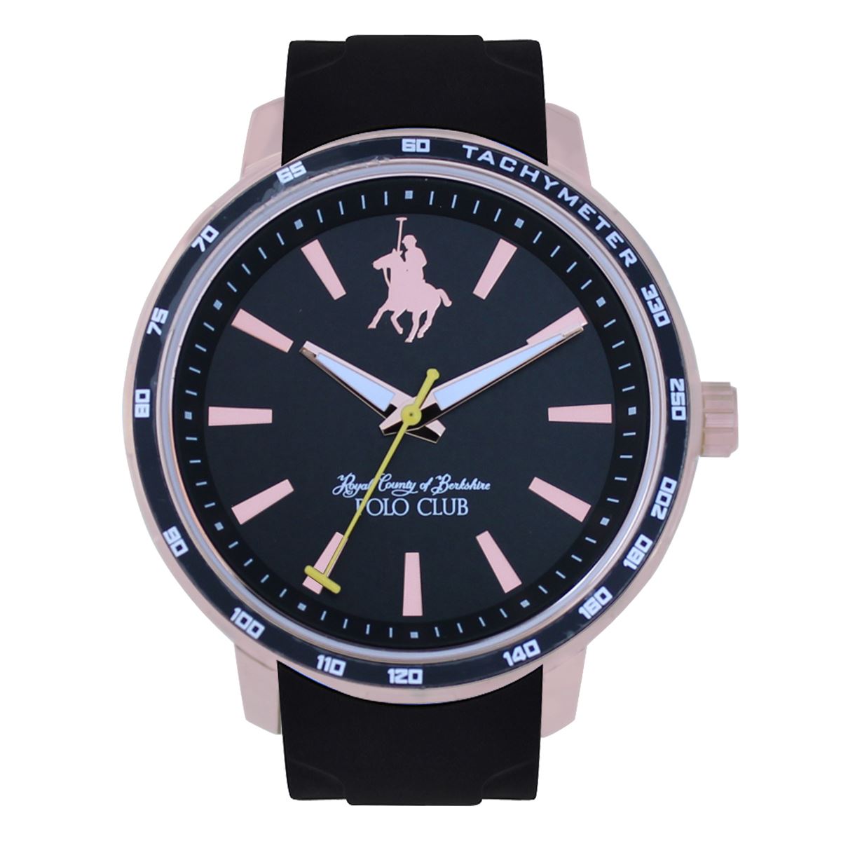 reloj polo club dorado