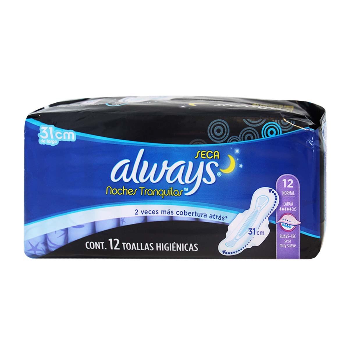 Toalla Always Active Noche C/Alas C