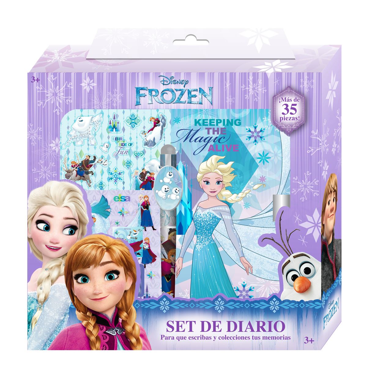 Seven Diario Scolastico Non Datato Disney Frozen – Copertina Imbottita, Formato 14,5 X 20,6 Cm - 6
