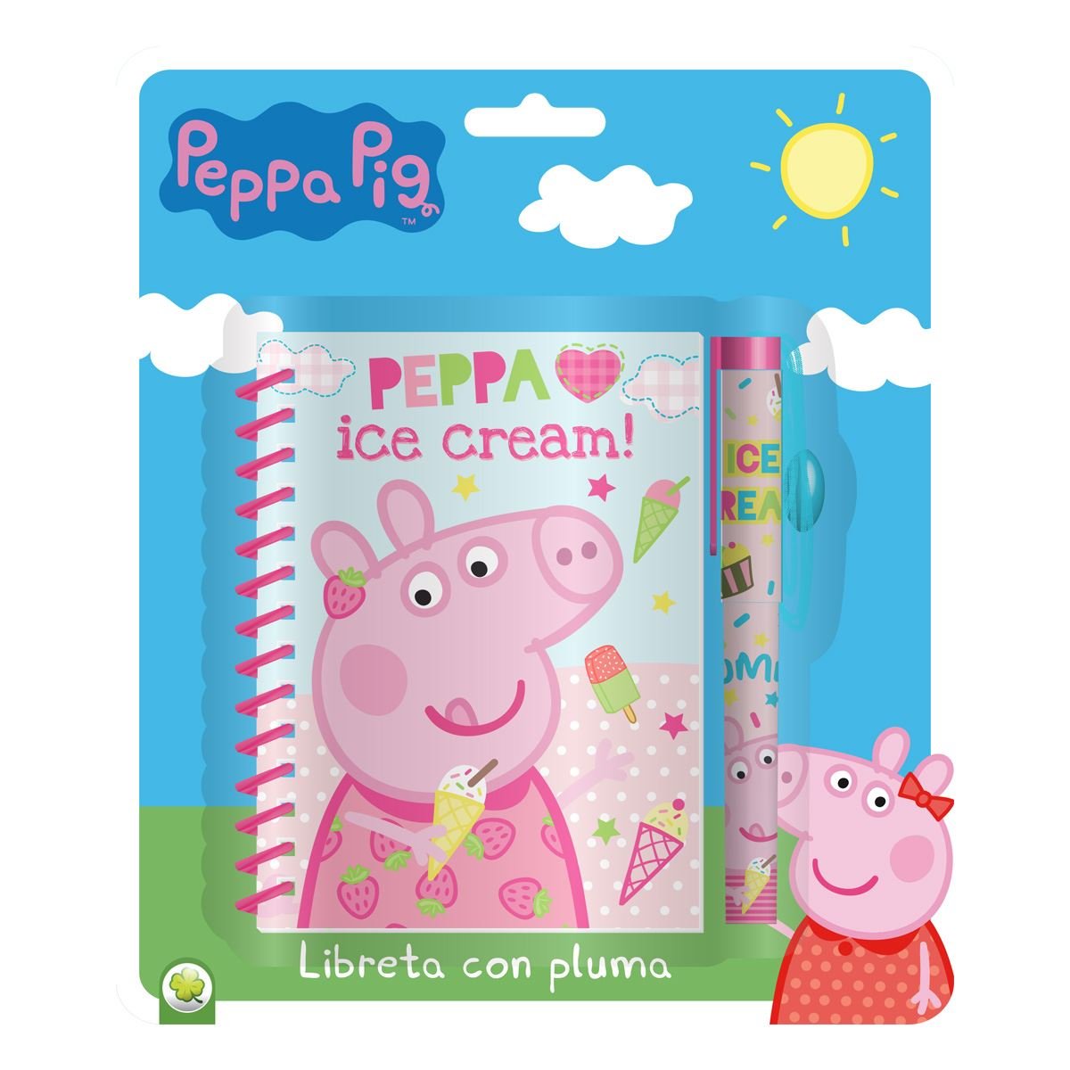 Libreta con Pluma Peppa Pig
