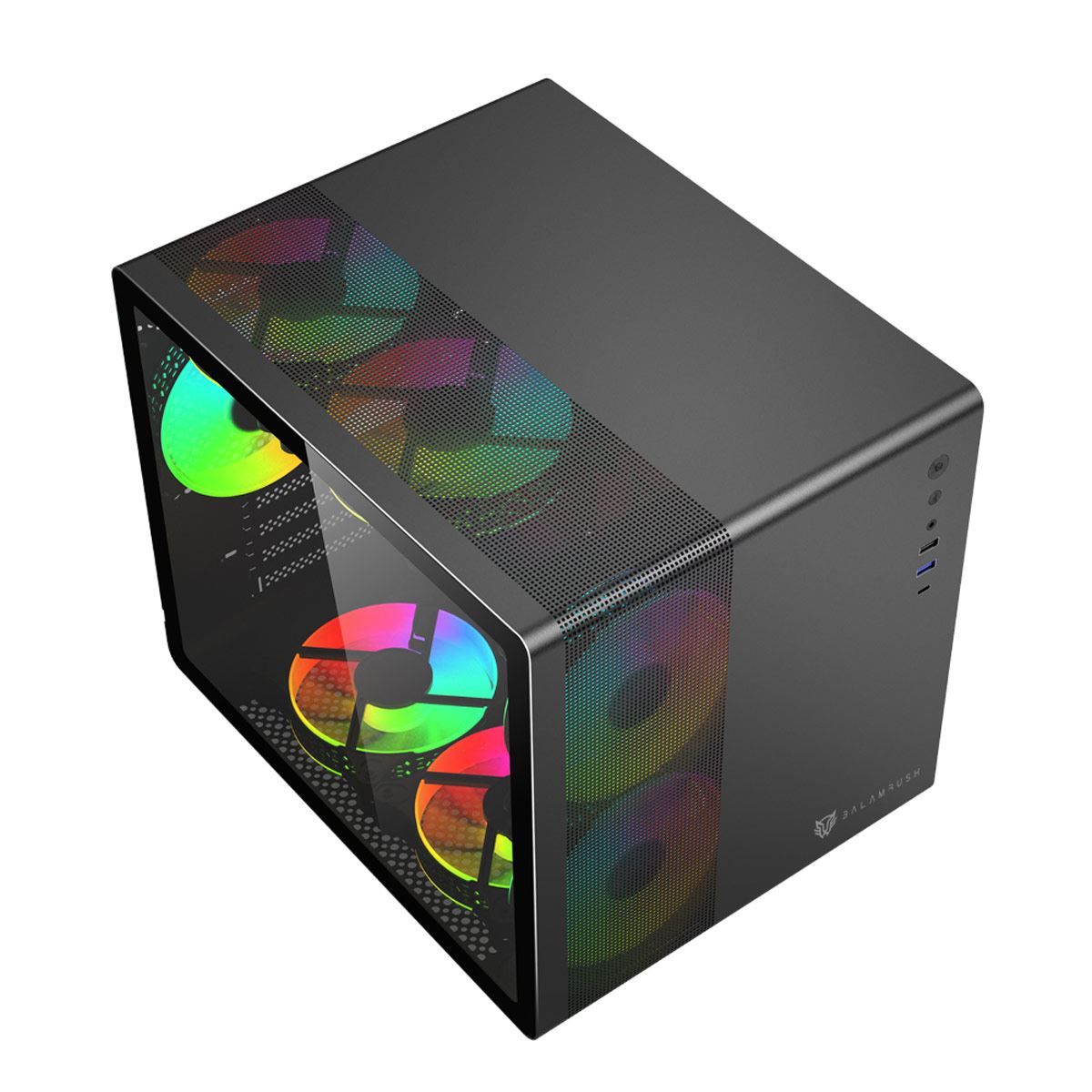 Gabinete Micro Torre Tank Mini GI930 Negro