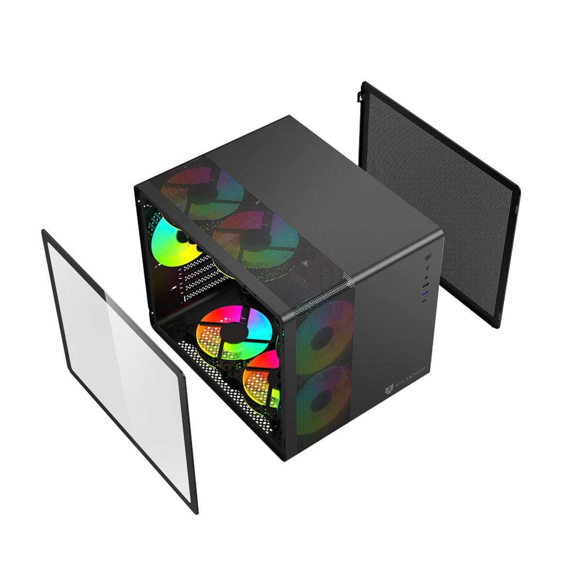 Gabinete Micro Torre Tank Mini GI930 Negro