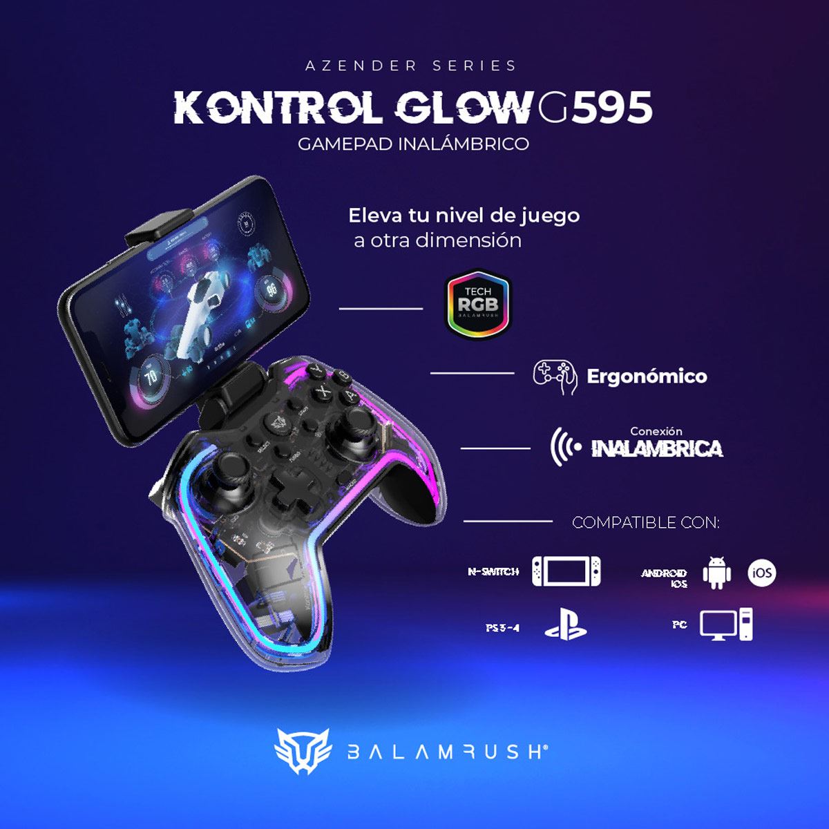Control Balam Rush Kontrol Glow G595