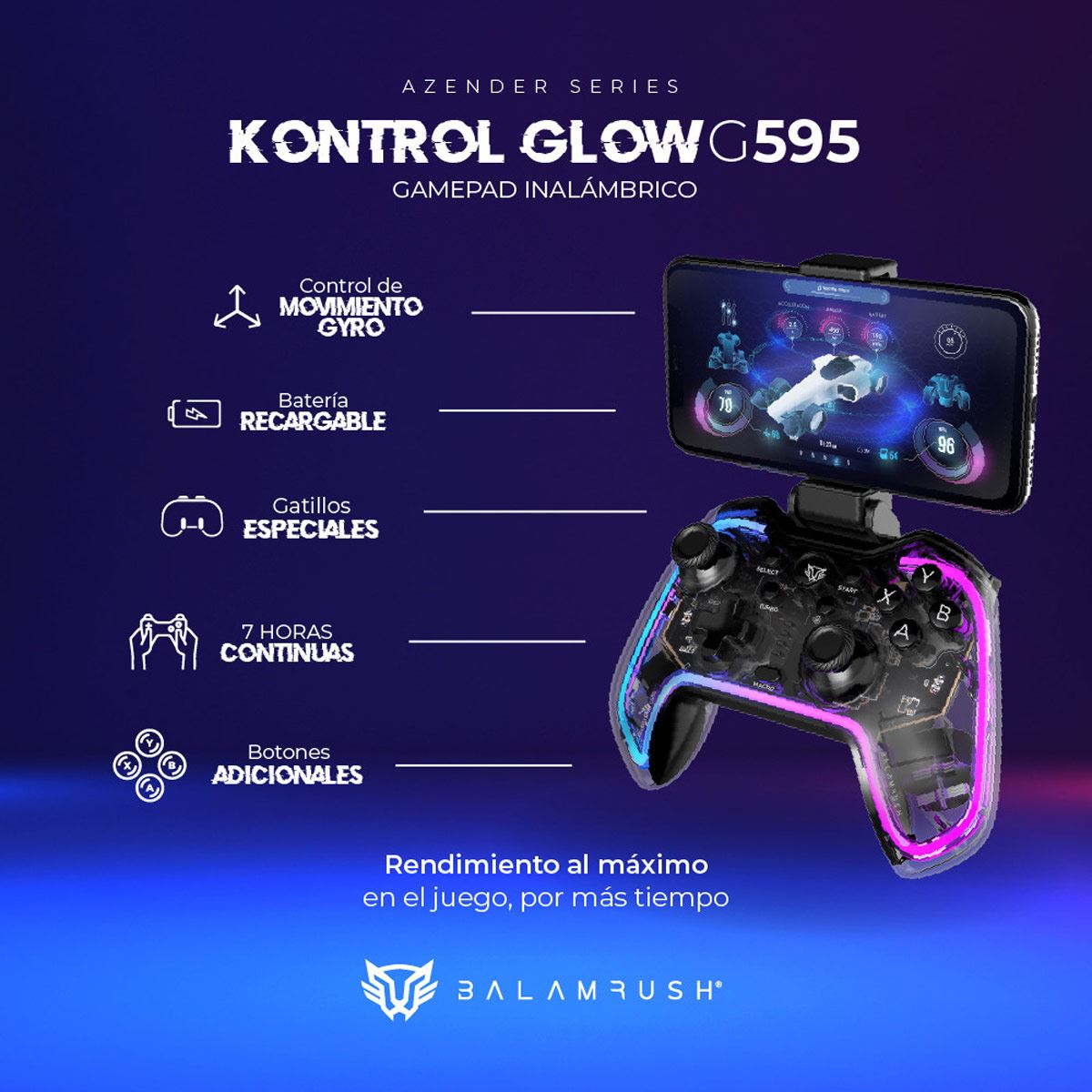 Control Balam Rush Kontrol Glow G595