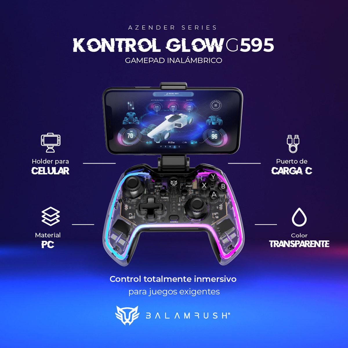Control Balam Rush Kontrol Glow G595