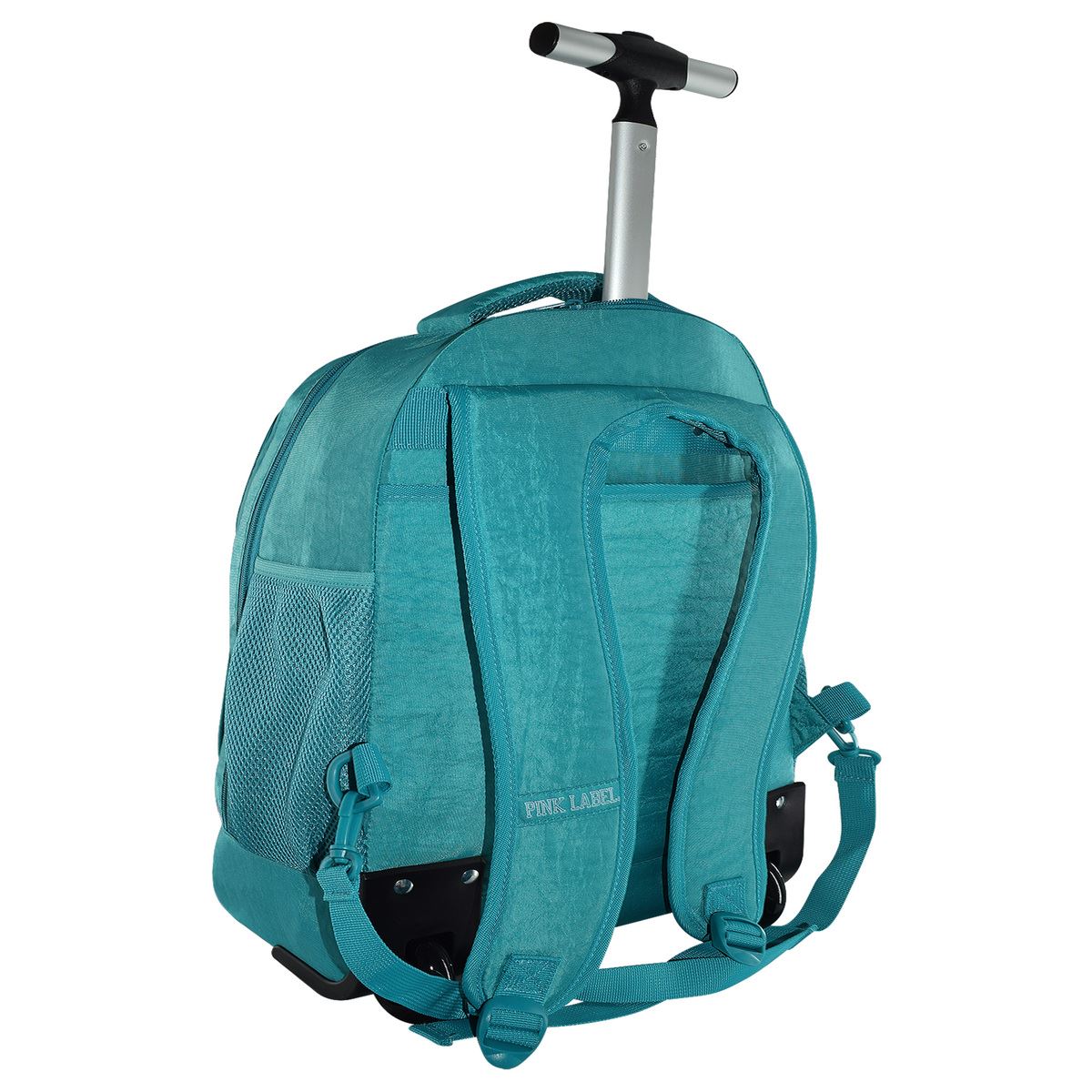 Mochila Porta Laptop Rodante Menta Pink Label