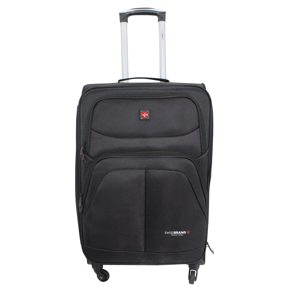MALETA SWISSBRAND SET LEMÁN SBT-00550 24" NEGRO