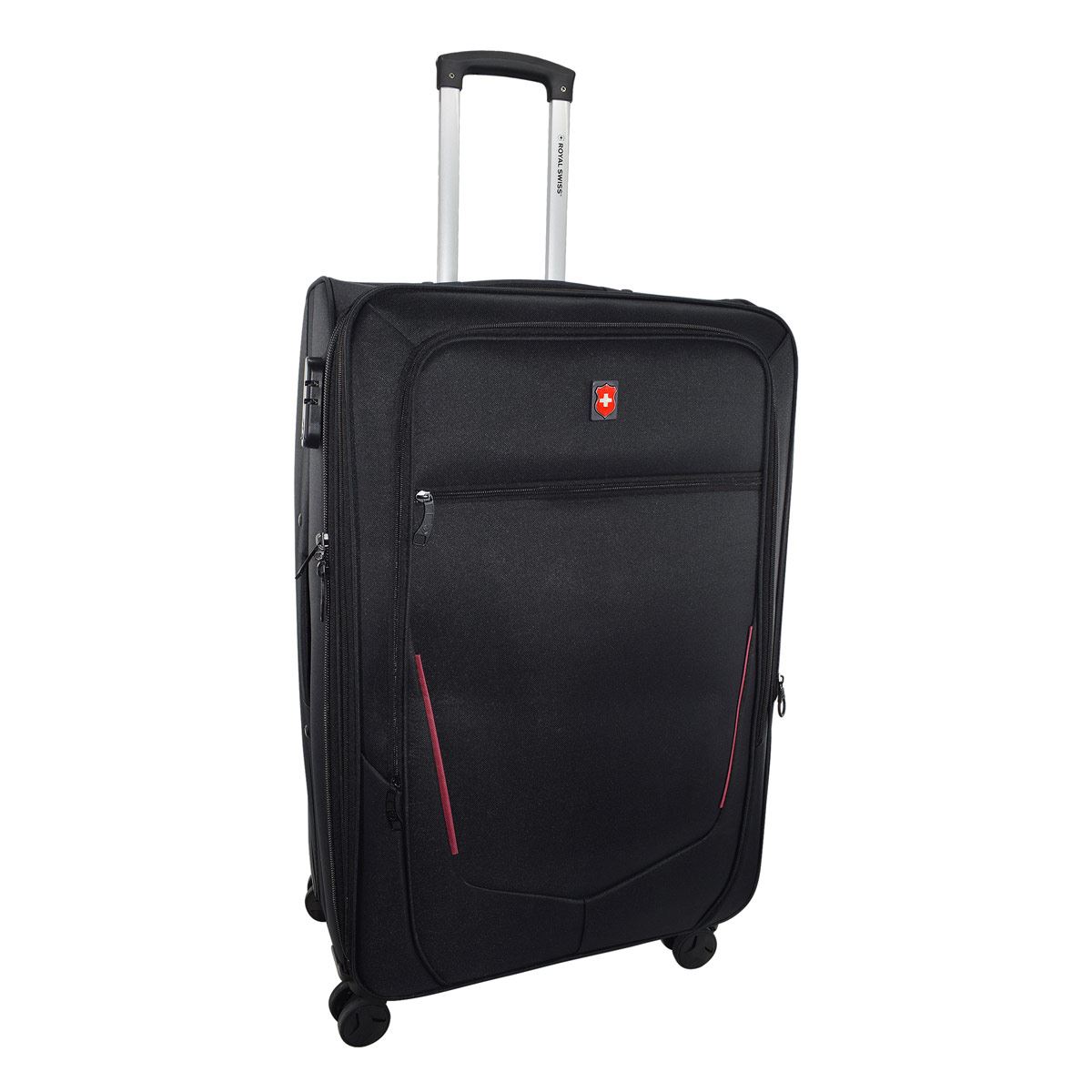 Maleta 28" Negra Friburgo Royal Swiss