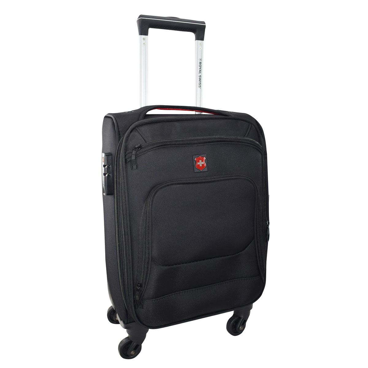 Maleta de Viaje Royal Swiss con Ruedas Negro Interlaken 18"