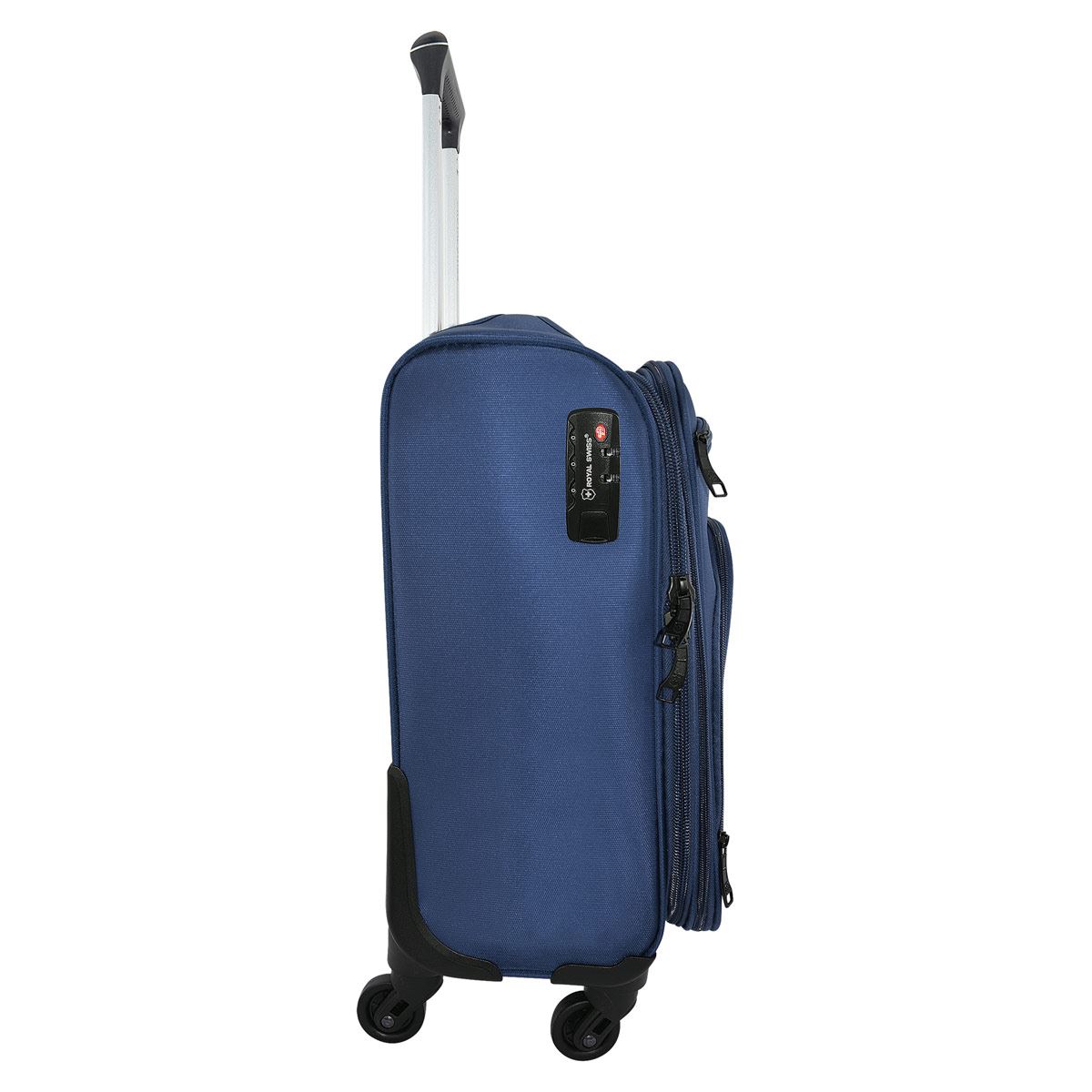 Maleta de Viaje Royal Swiss con Ruedas Azul Interlaken 18"