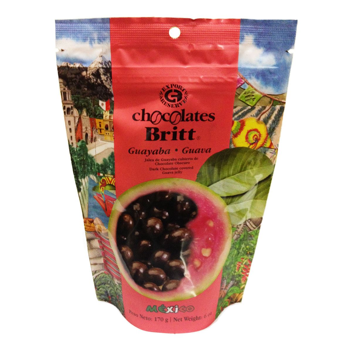 Chocolate Obscuro de Guayaba Britt México 170g