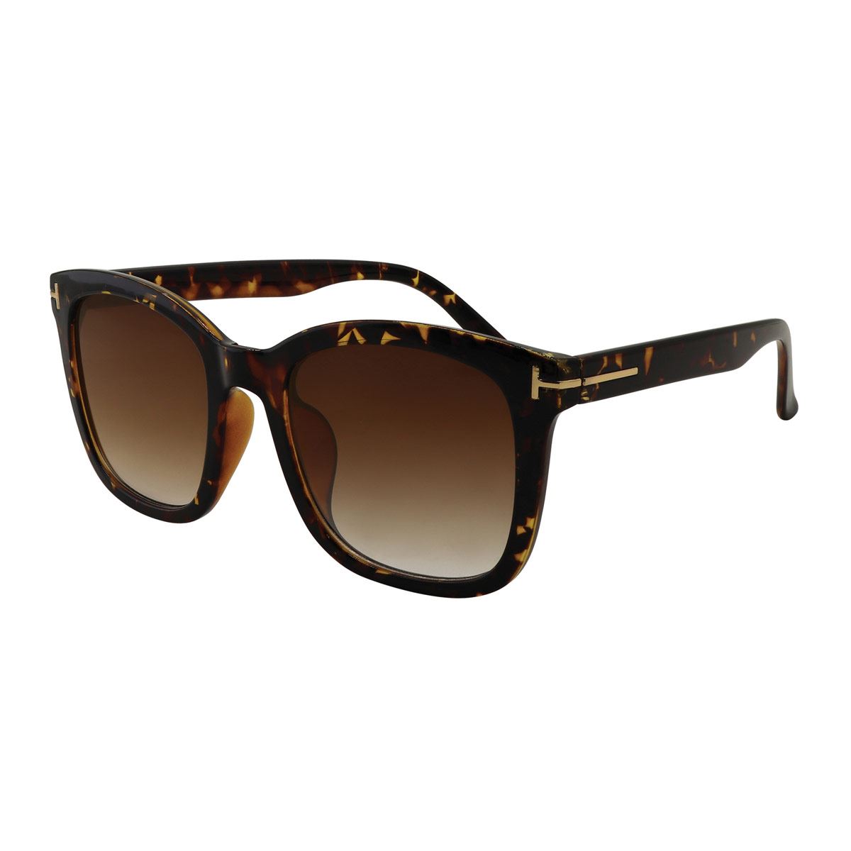 Lentes mariposa con micas café de Emanuel Ungaro