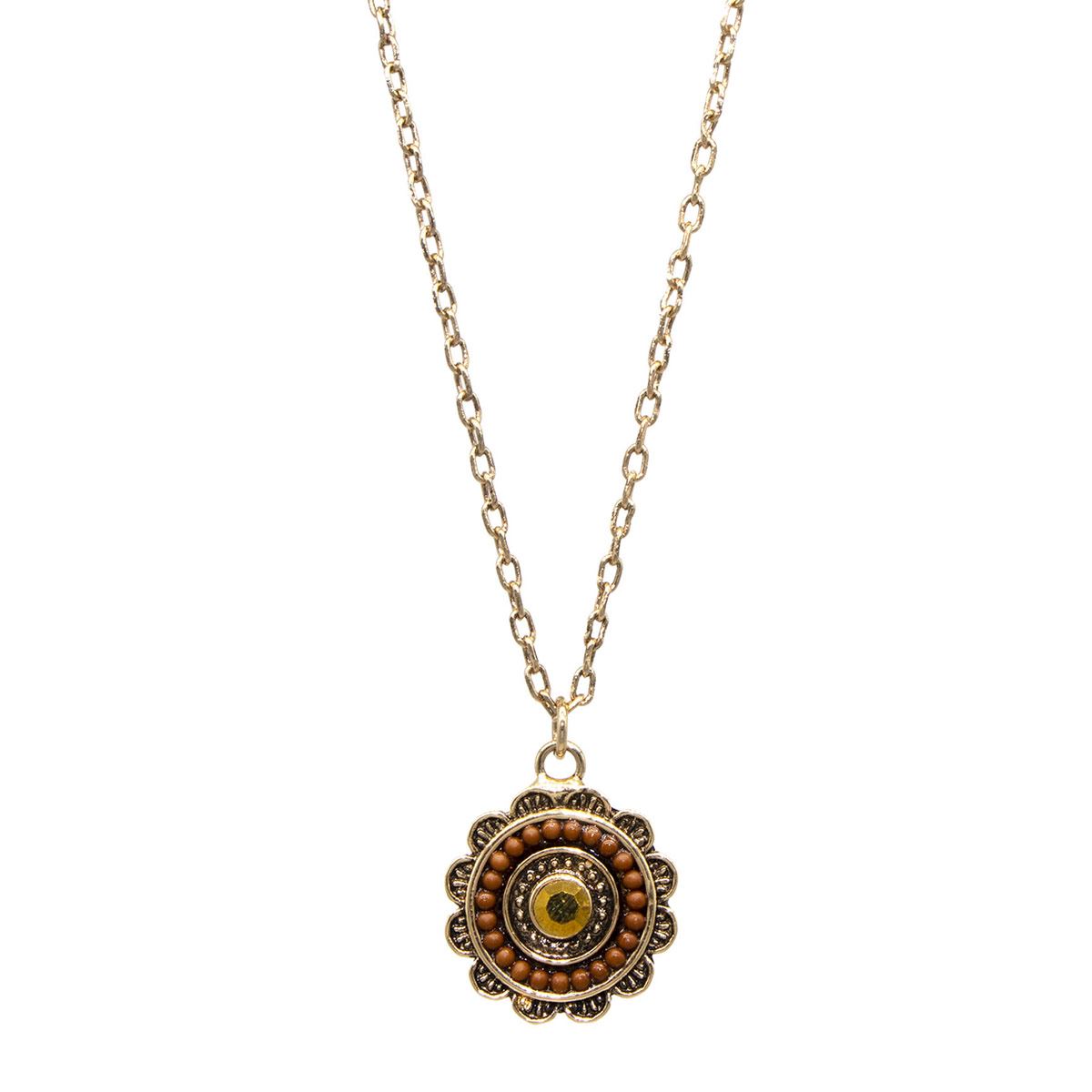 BEADS BROWN CRISTAL FACETADO