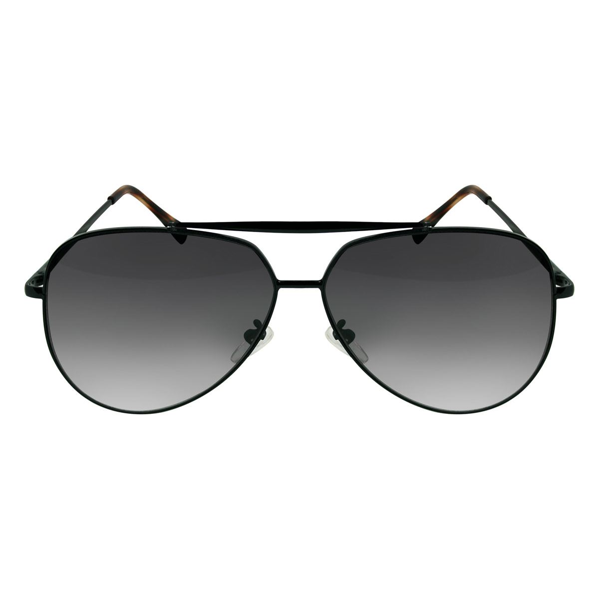 Lentes de Sol aviadores metal negro micas negras Mossimo