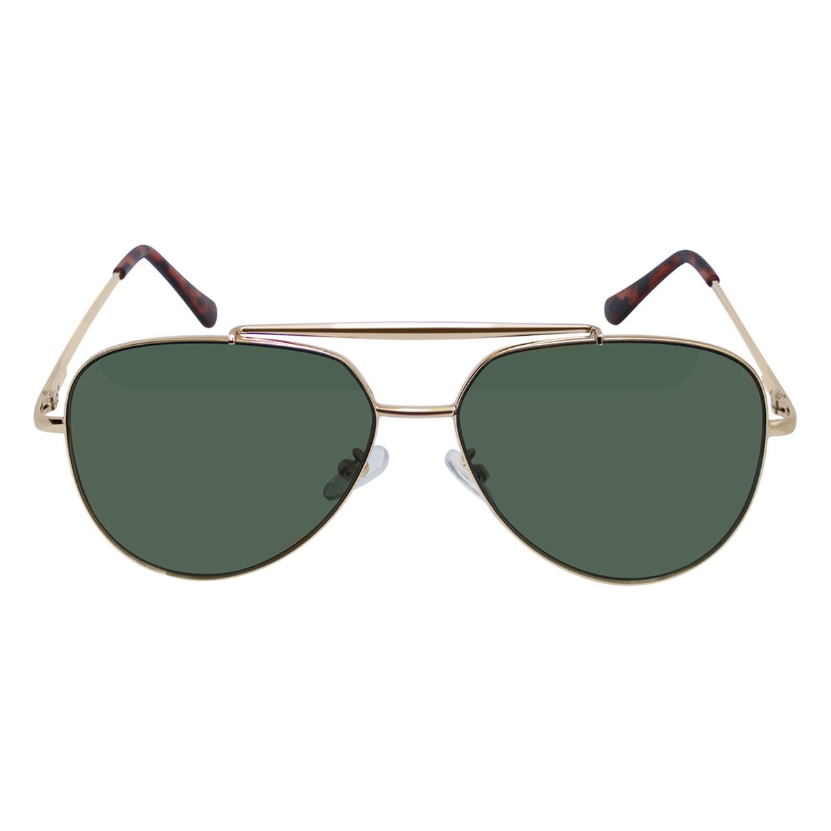Lentes de Sol aviadores metal dorado micas verdes Mossimo