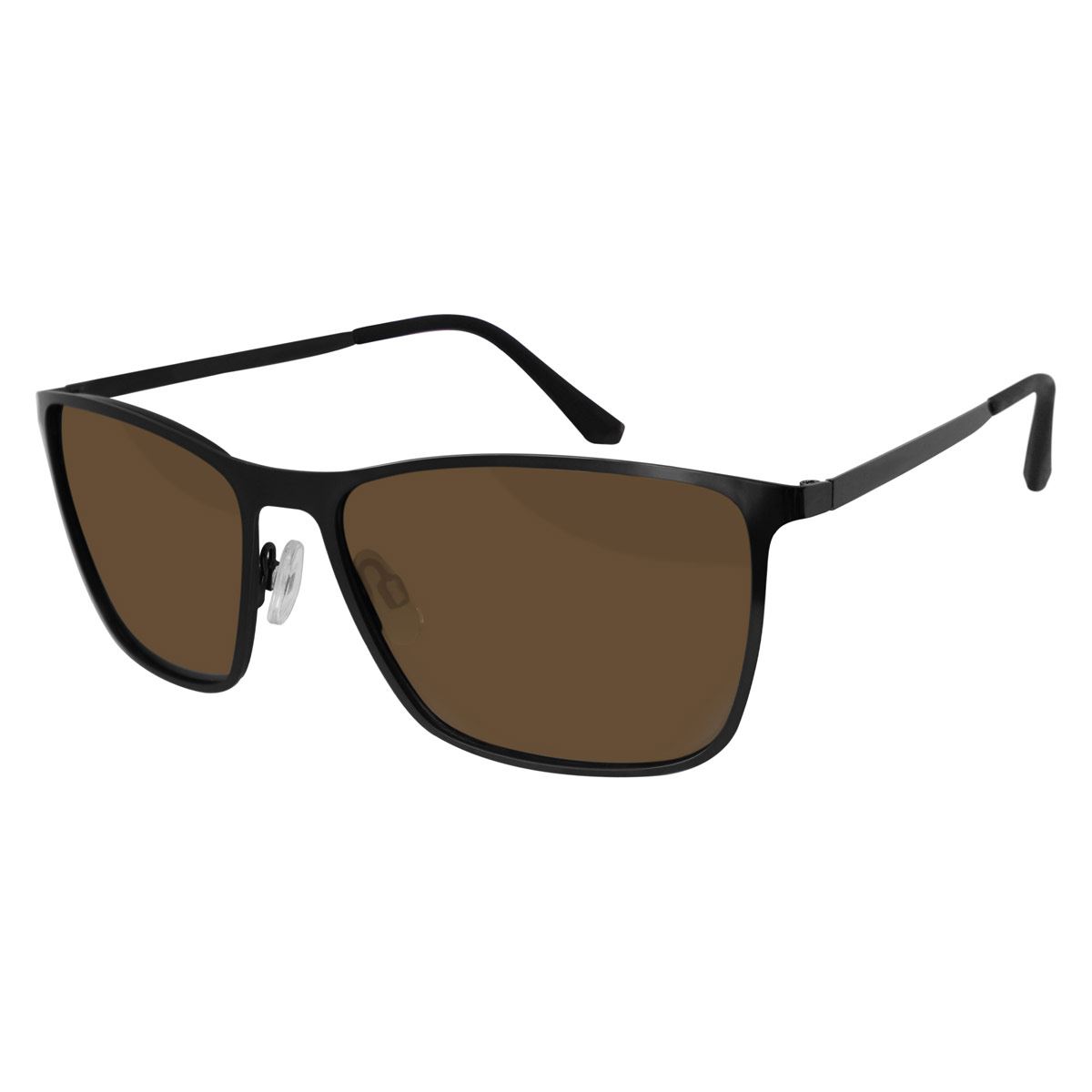 Lentes de Sol Cuadrados Emanuel Ungaro Negro para Hombre