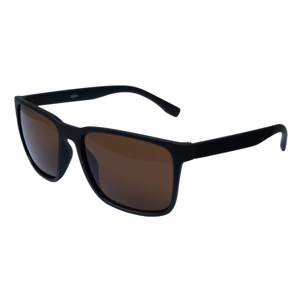Lentes De Sol Cuadrados Pasta Negra Micas Cafés para Hombre Mossimo