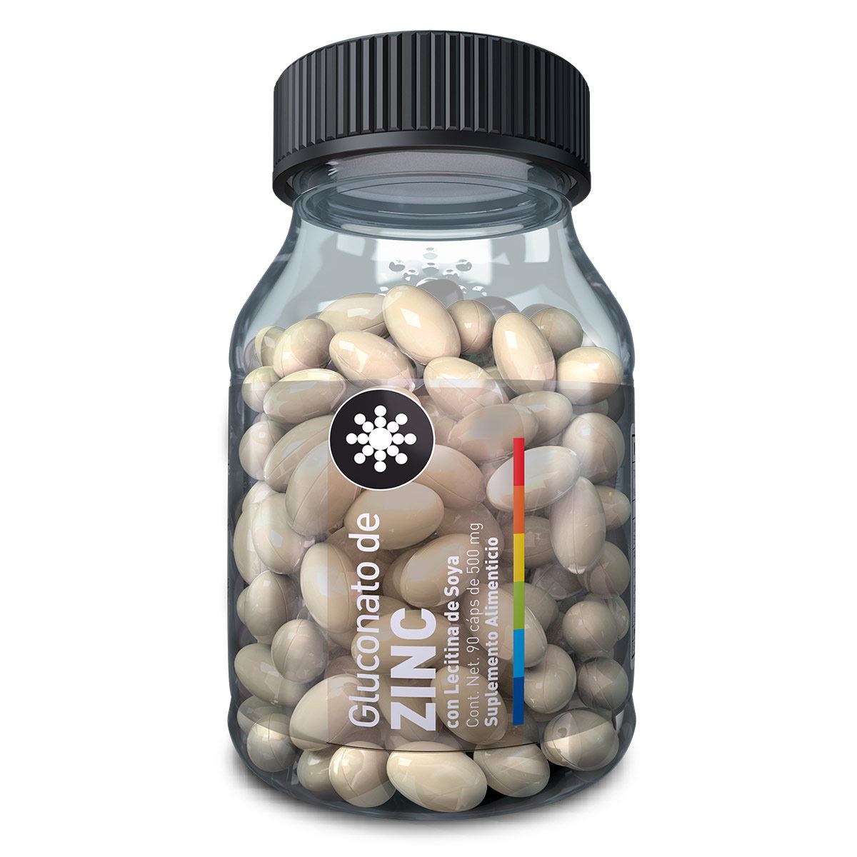 ZINC 90 CAPS. DE 500 MG.