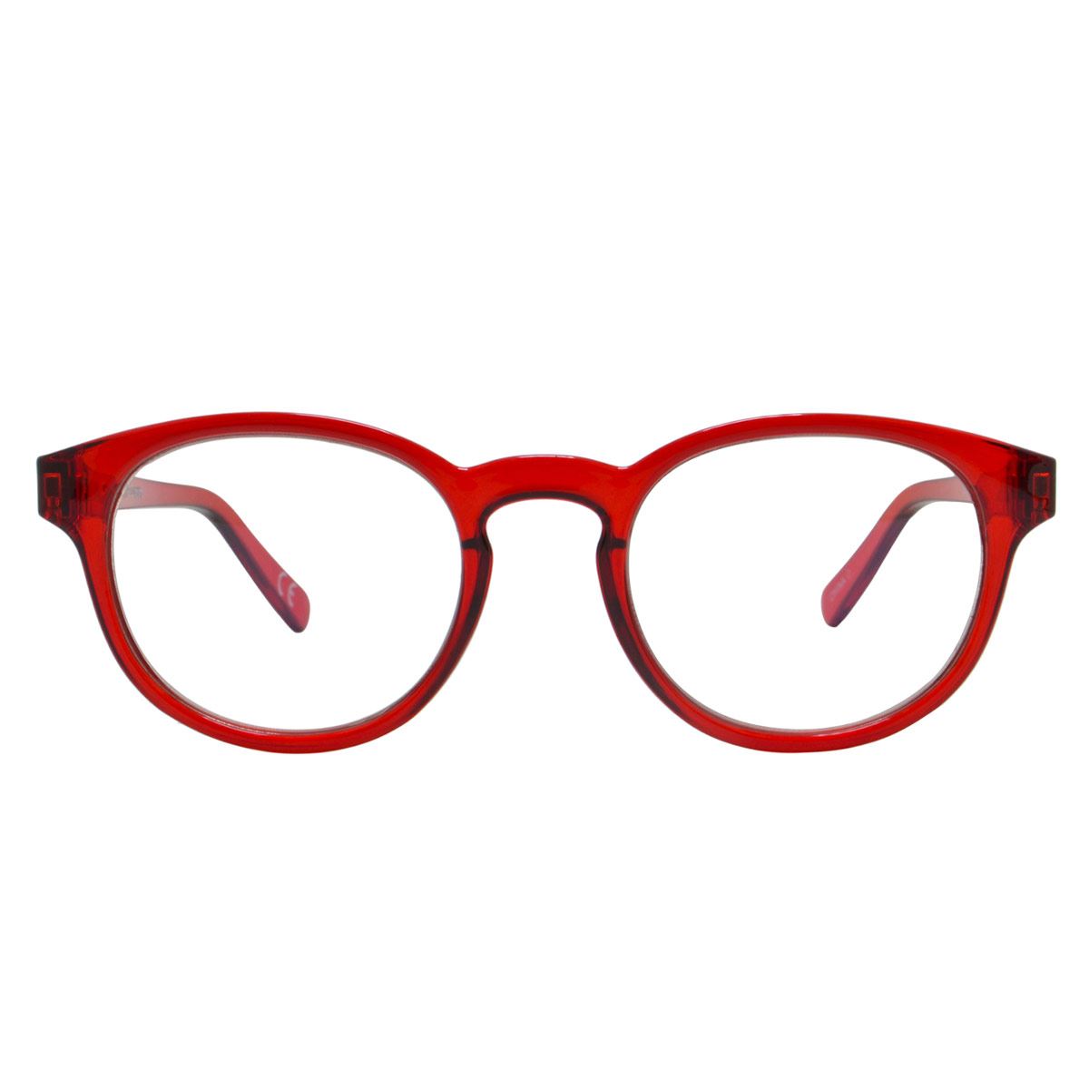Armazón con protección de luz azul rojo e-glasses modelo Shane Red