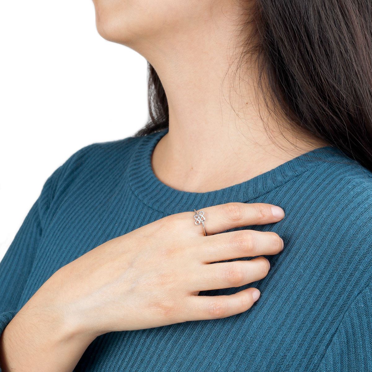 Anillo Redondo Doble Infinito Villalpando