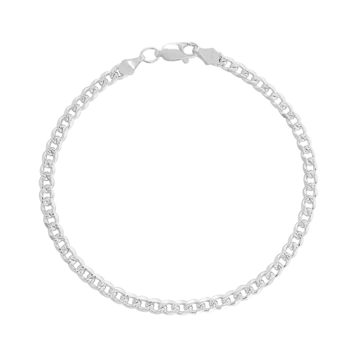 Pulsera Plata .925 Cubana Americana 100 Zegrinada Villalpando