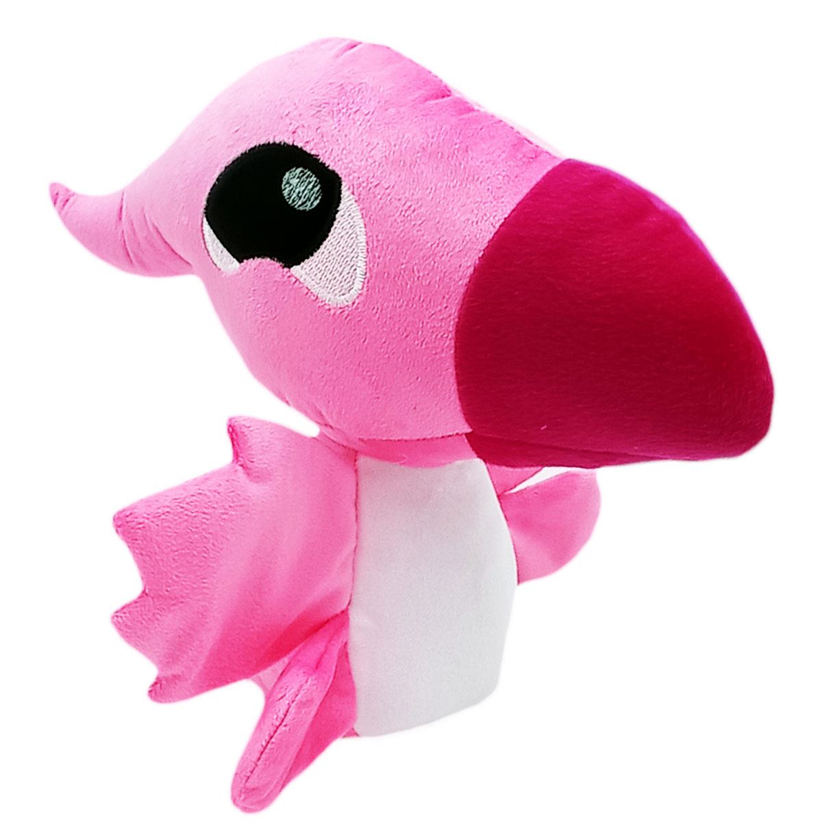 Cojín chico de figura de tucán color rosa