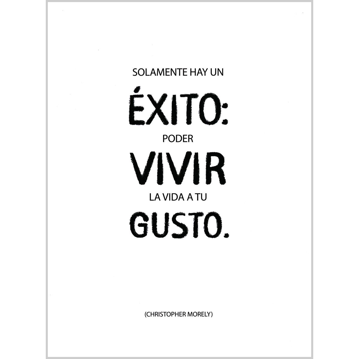 Tarjeta Christopher Morley