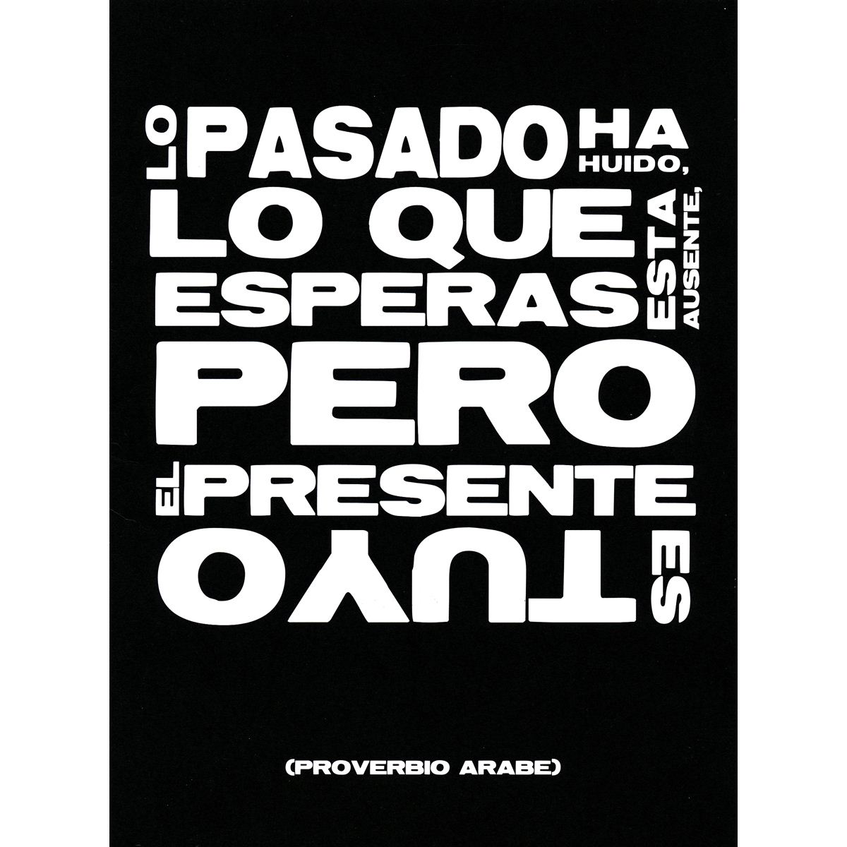 Tarjeta Proverbio Árabe