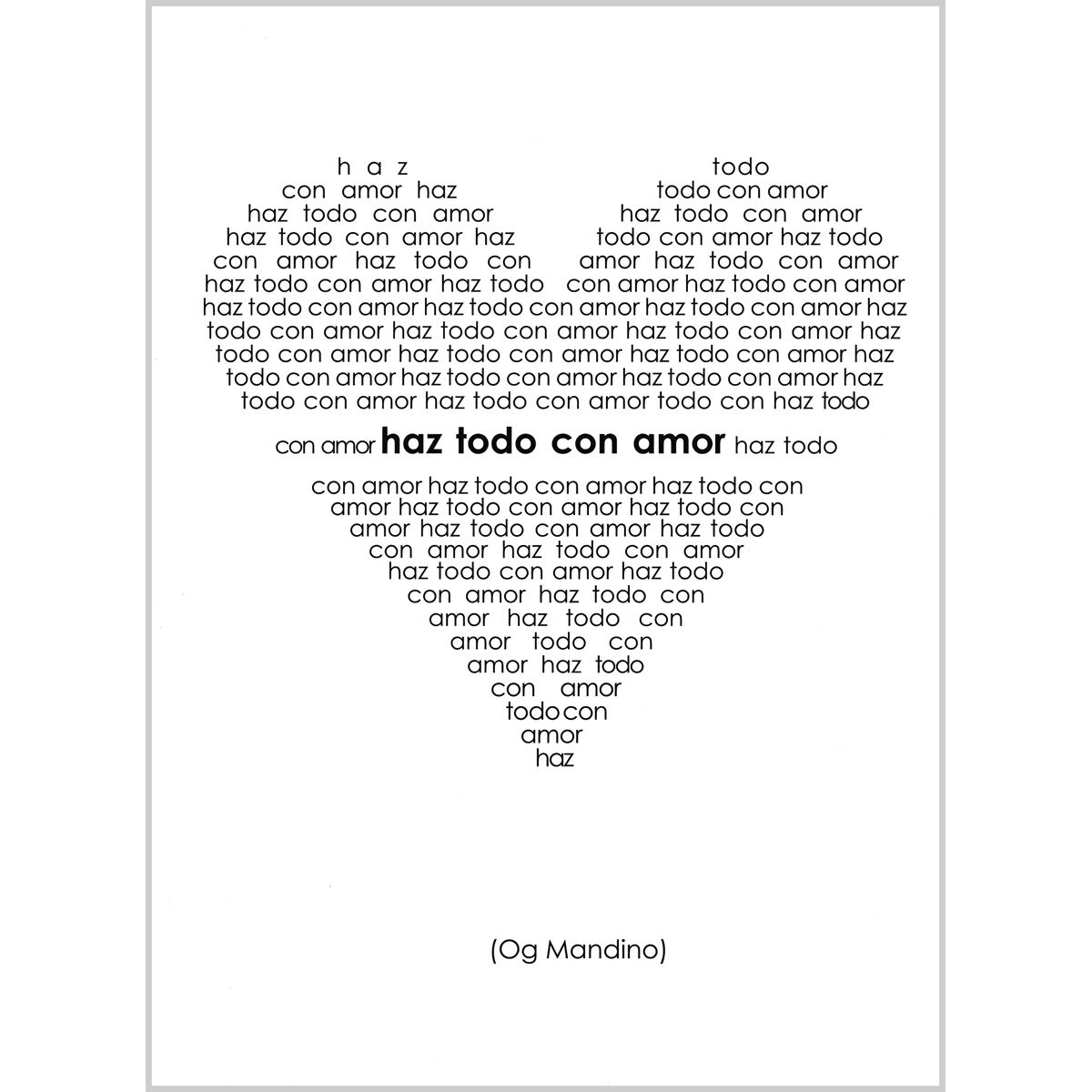 Tarjeta Og Mandino