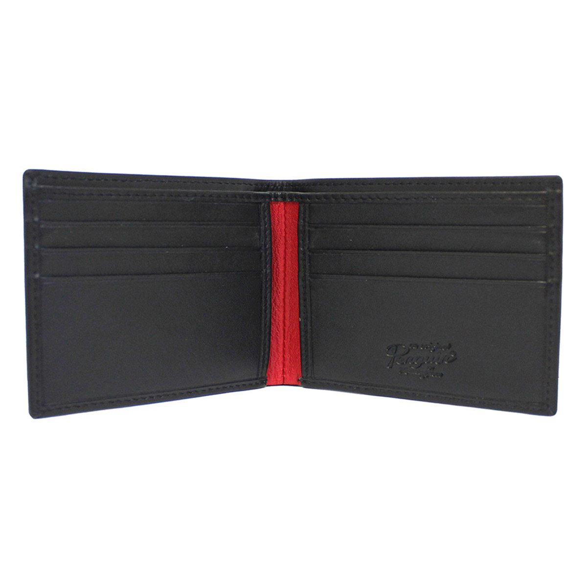 Billetera negra Penguin para hombre